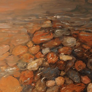 elisa zeni percorsi dell acqua.pietra rossa 2008 olio su telax50
